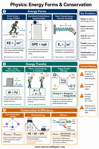 Energy Forms & Conservation