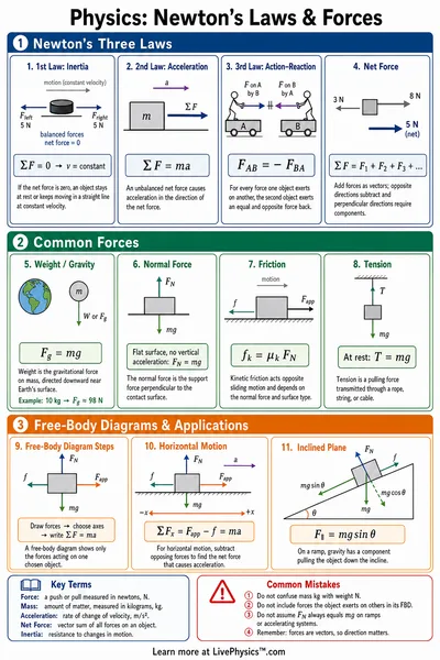 Newton's Laws & Forces