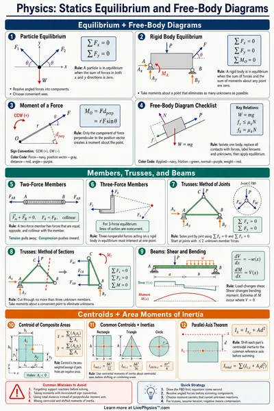 Statics Equilibrium and Free-Body Diagrams