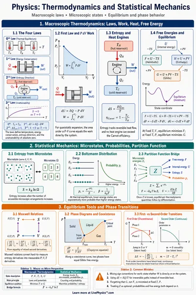 Thermodynamics and Statistical Mechanics