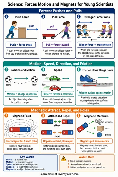 Forces Motion and Magnets for Young Scientists