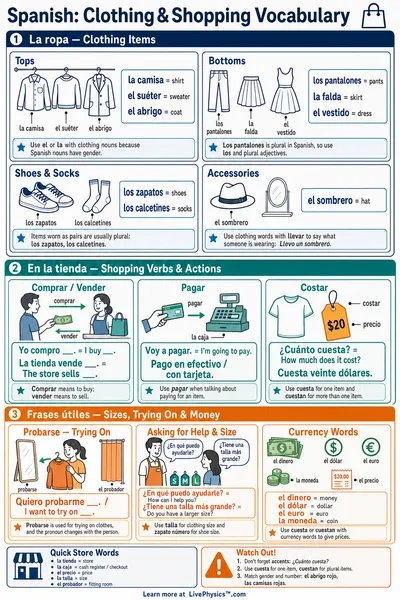 Clothing & Shopping Vocabulary