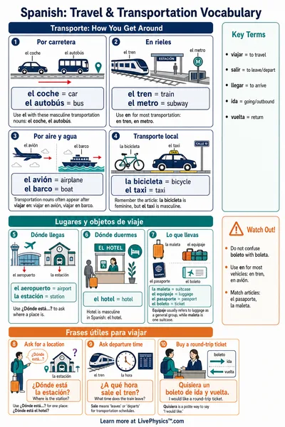 Travel & Transportation Vocabulary