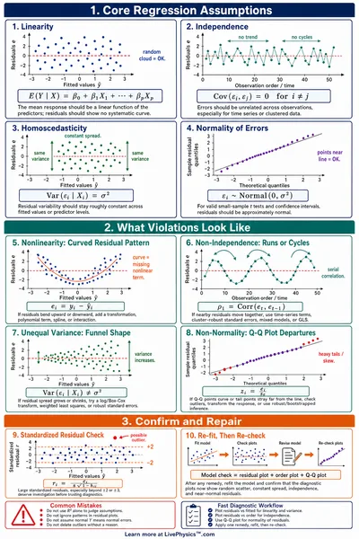 Checking Linear Regression Assumptions