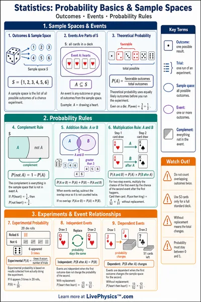 Probability Basics & Sample Spaces