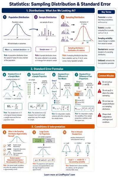 Sampling Distribution & Standard Error