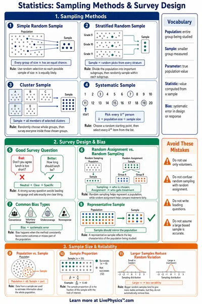 Sampling Methods & Survey Design