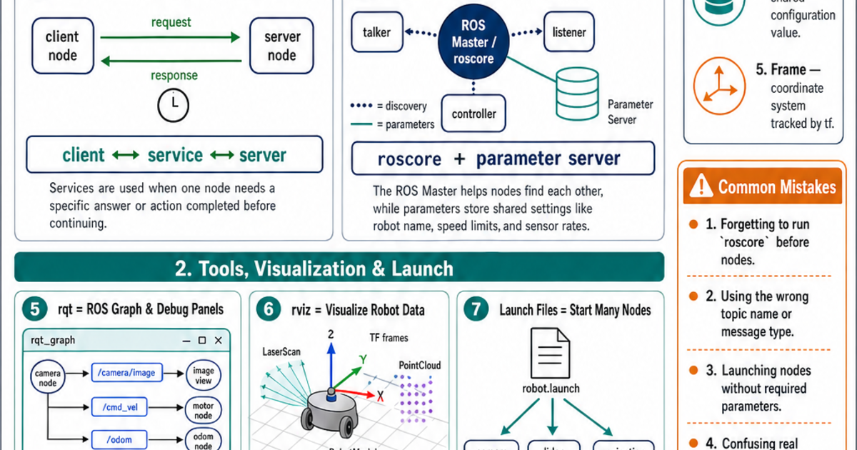 Rpy In Ros ROS (Robot Operating System) Overview Cheat Sheet | LivePhysics™