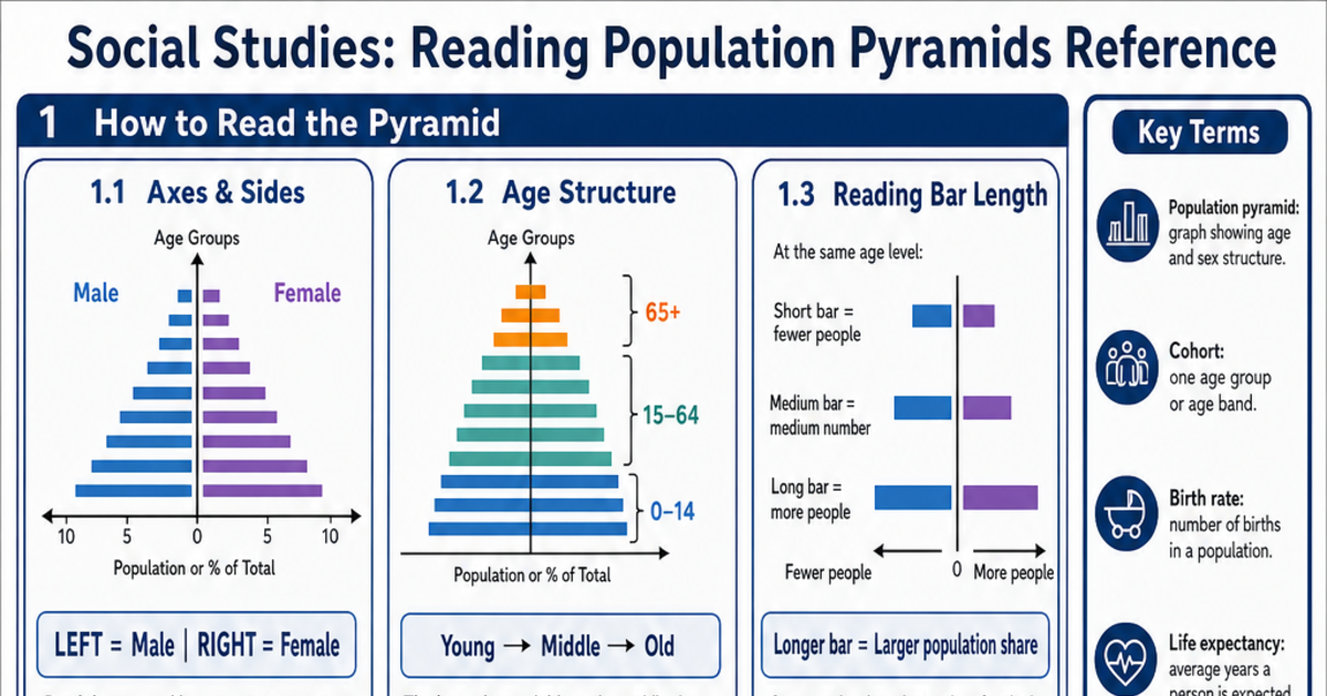 Pyramid Rotation Ref Reading Population Pyramids Reference Cheat Sheet | LivePhysics™