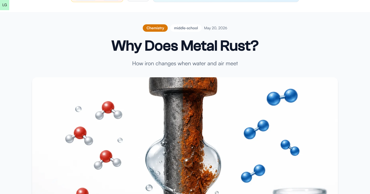 Why Does Metal Rust? - LivePhysics