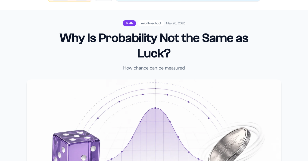 Why Is Probability Not the Same as Luck? - LivePhysics