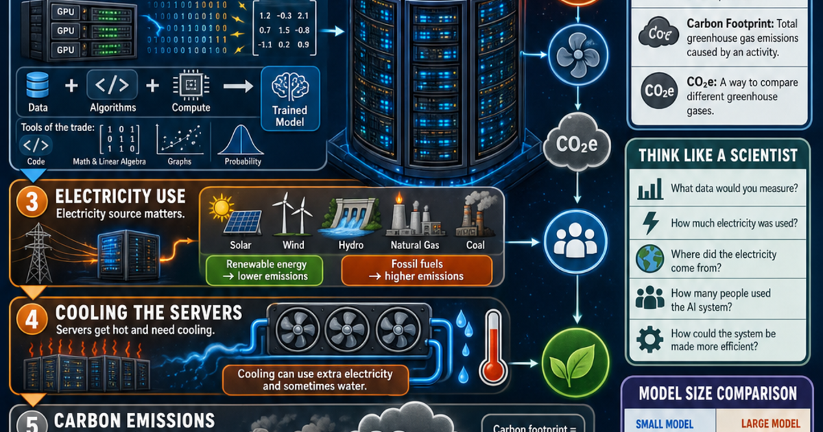 AI & Machine Learning: The Carbon Footprint of AI Infographic ...