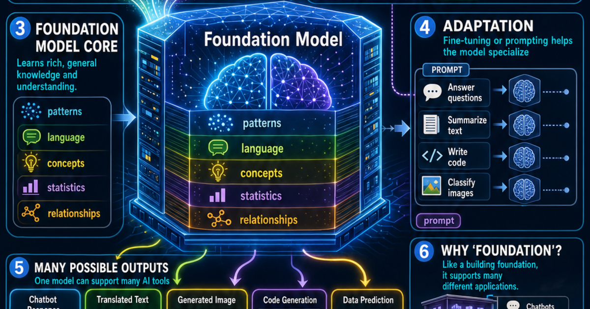 AI & Machine Learning: What Is a Foundation Model Infographic ...