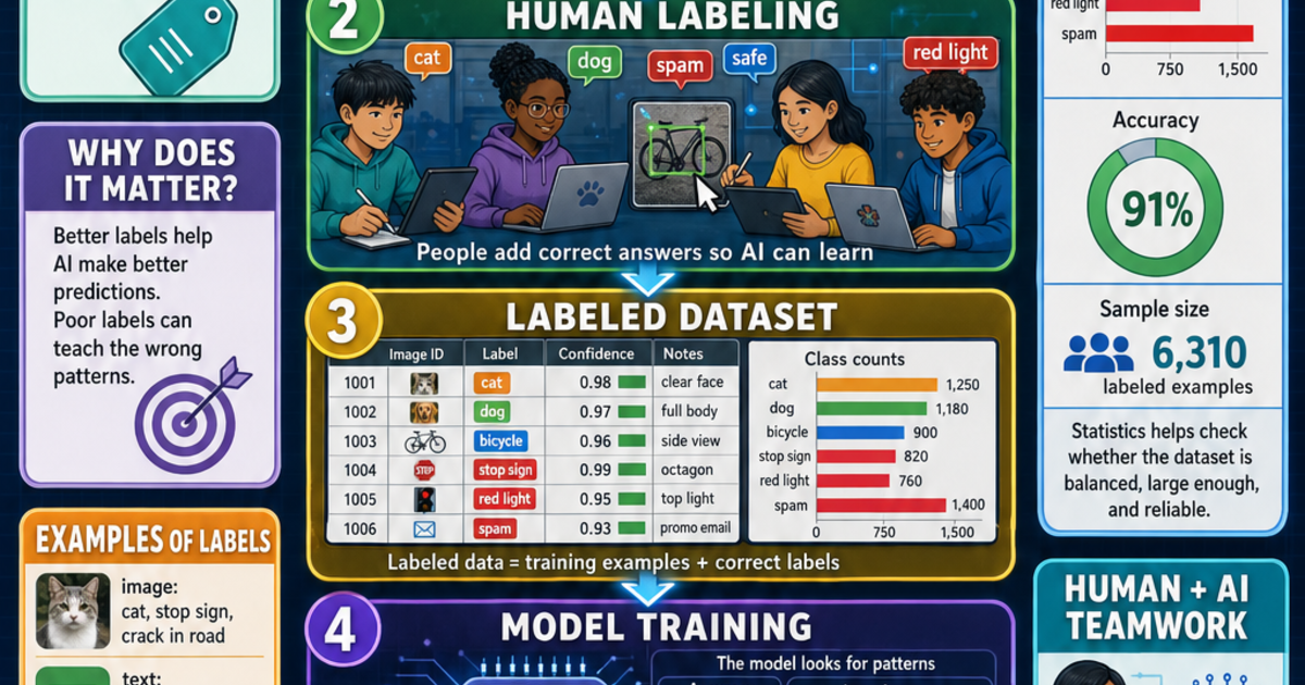Labelling Images Machine Learning AI & Machine Learning: What Is Data Labeling Infographic | LivePhysics™