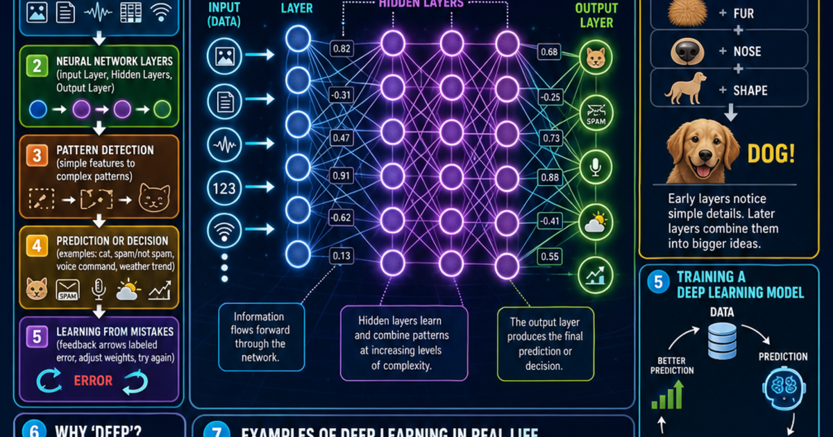 AI & Machine Learning: What Is Deep Learning Infographic | LivePhysics™