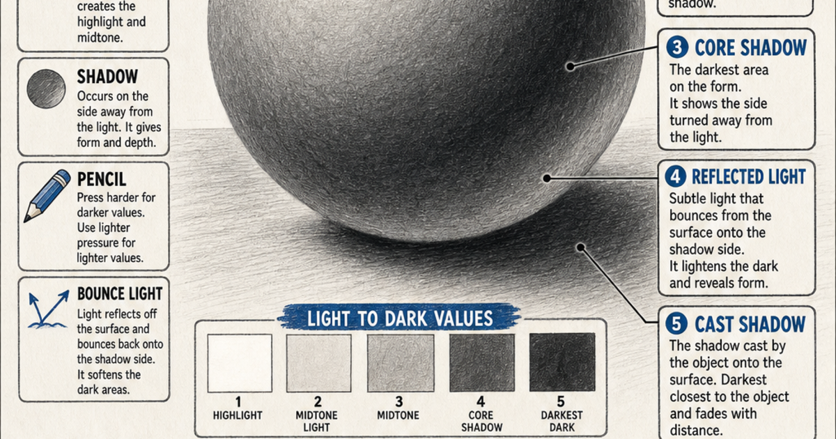 Shading Transparent Object How Shading Makes Objects Look 3D Infographic | LivePhysics™