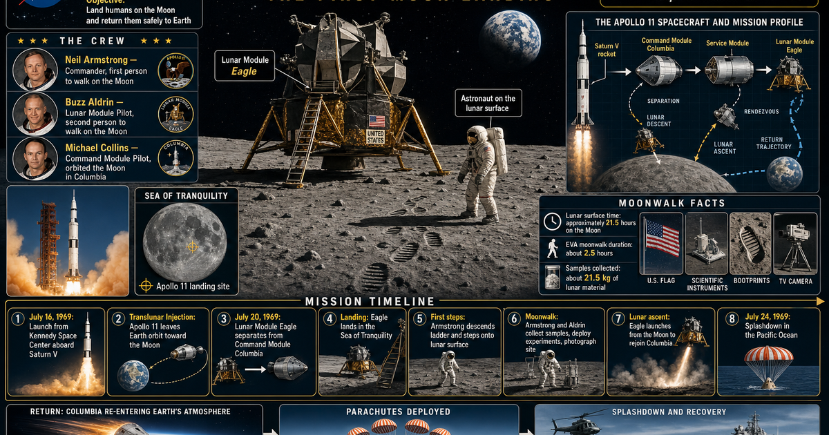 Astronautics: Apollo 11 Infographic | LivePhysics™