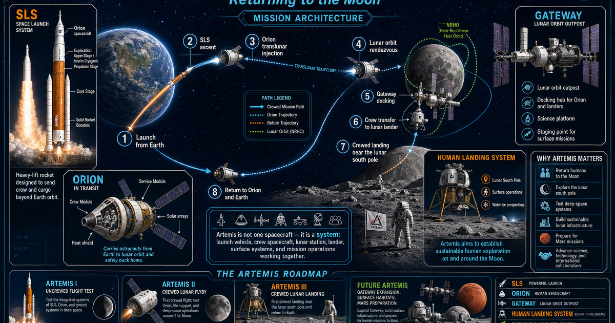 Astronautics: The Artemis Program Infographic | LivePhysics™