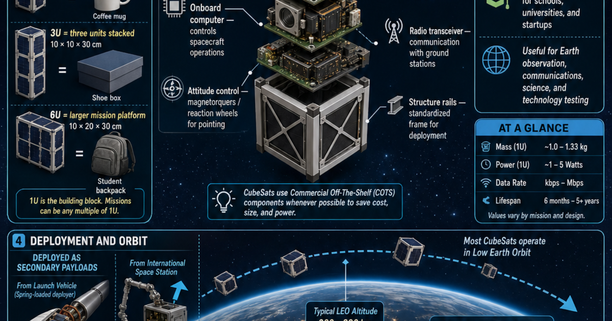 Cubesat Graphics Astronautics: CubeSats Infographic | LivePhysics™