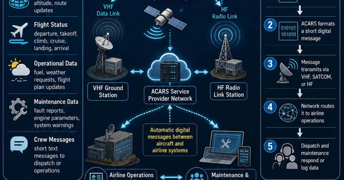 Aviation: ACARS Infographic | LivePhysics™