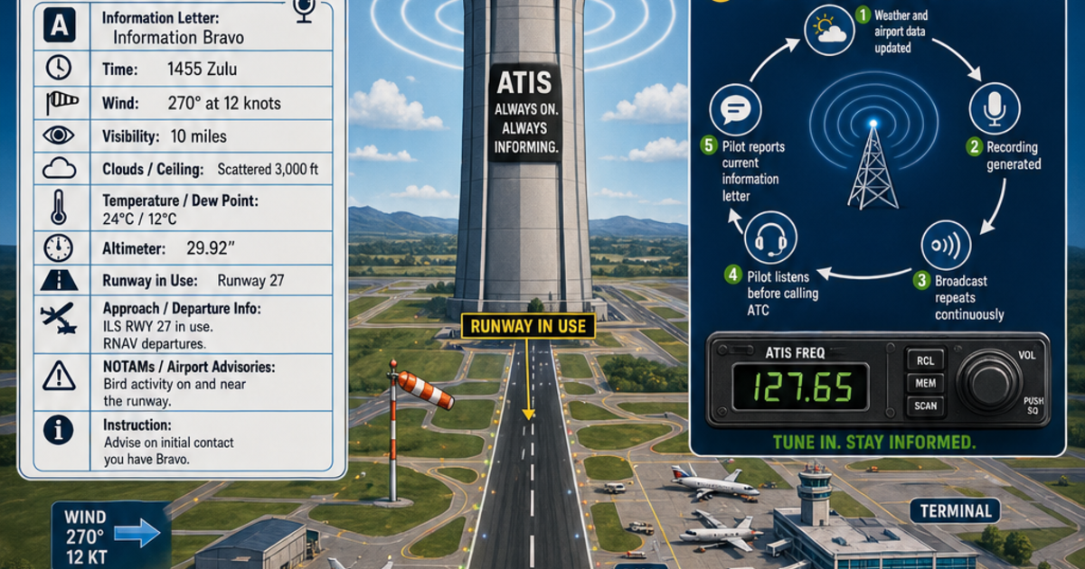 Aviation: The ATIS Infographic | LivePhysics™