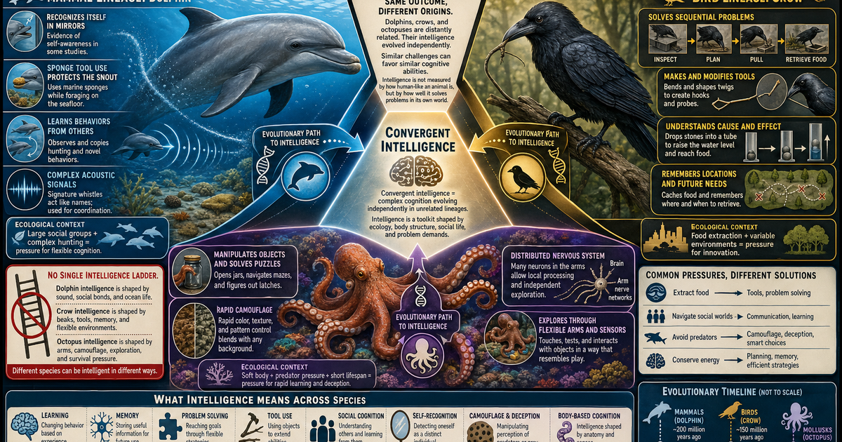Animal Intelligence Infographic | LivePhysics™