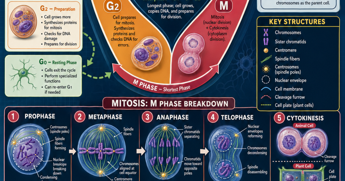 Cell Lab Evolution Menu Cell Cycle & Mitosis Infographic | LivePhysics™