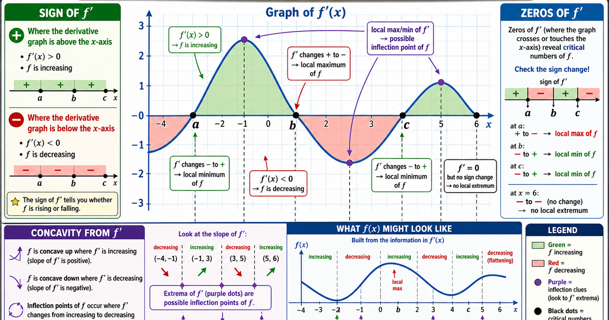 Calculus Reading The Graph Of The Derivative Infographic LivePhysics calculus-reading-the-graph-of-the-derivative-infographic-livephysics
