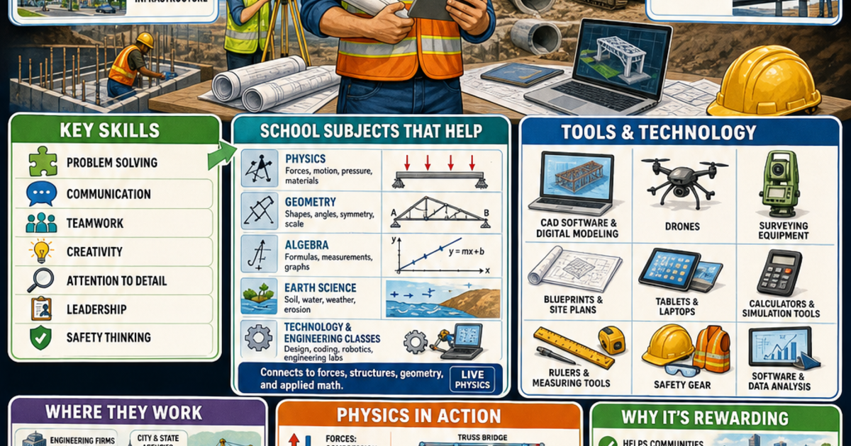 Career Exploration: What Does a Civil Engineer Do? Infographic ...