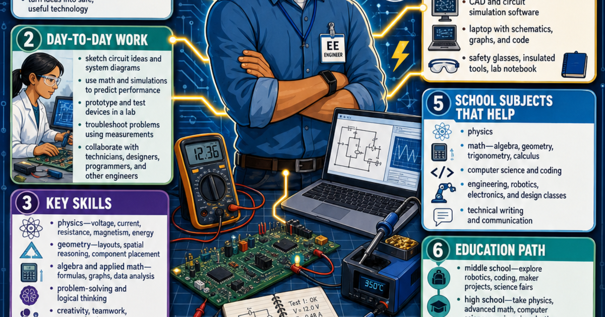 Career Exploration: What Does an Electrical Engineer Do? Infographic ...