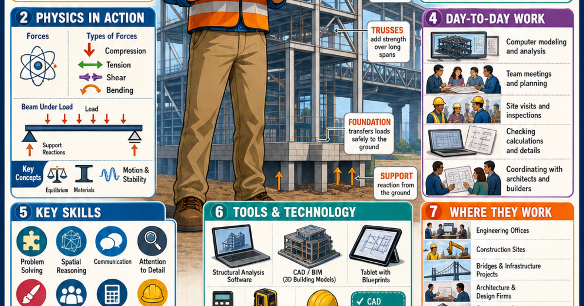 Structure Engineer Means Career Exploration: What Does a Structural Engineer Do? Infographic ...