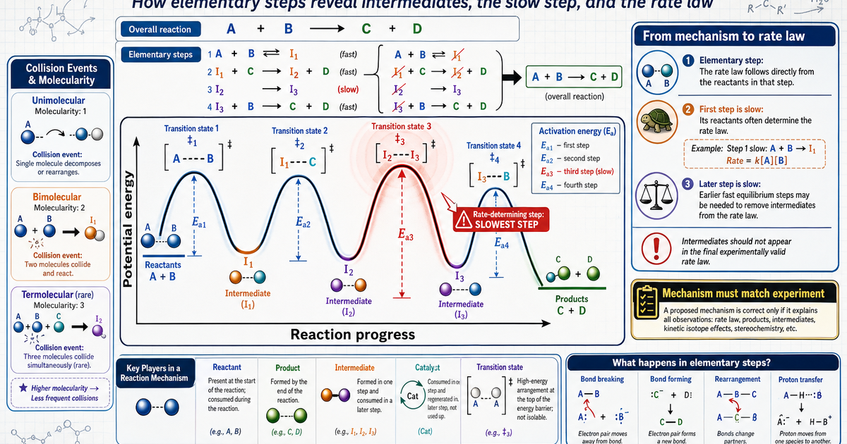 Chemistry: Reaction Mechanisms Infographic | LivePhysics™