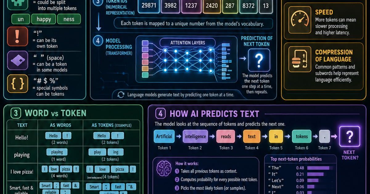 Tokens Explained Infographic | LivePhysics™