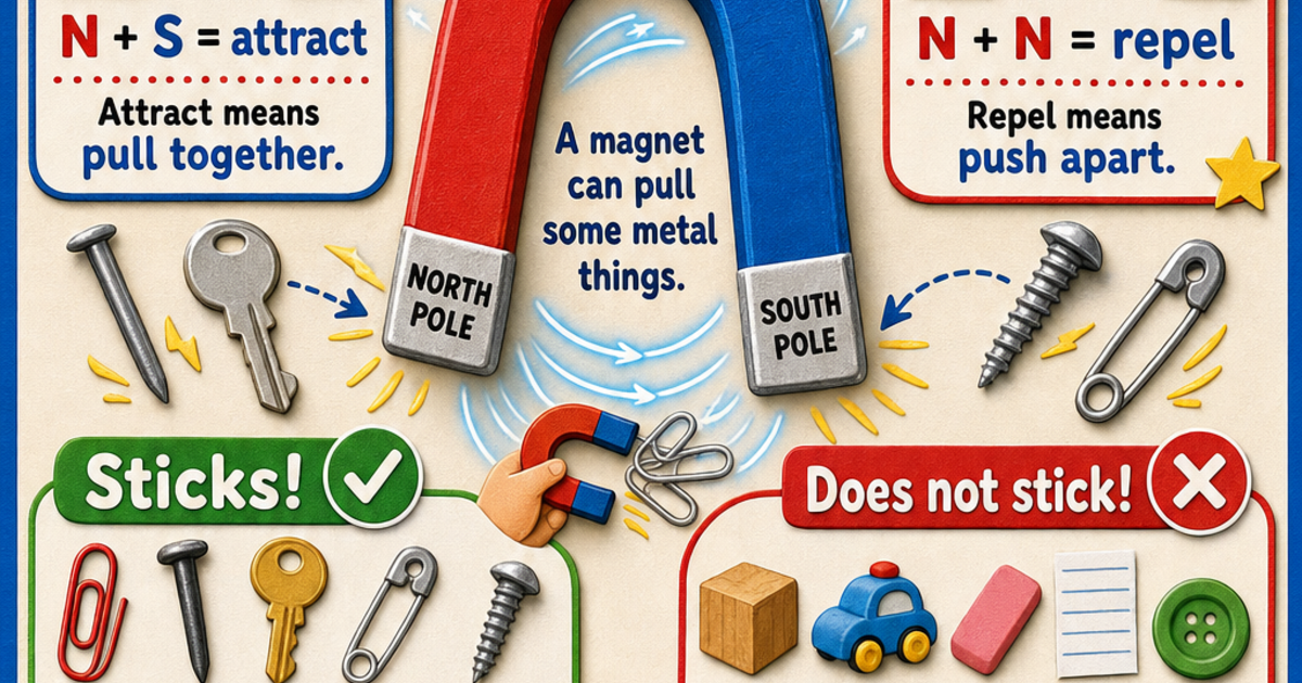 Learning Magnet Rotating Early Learners: Magnets Infographic | LivePhysics™