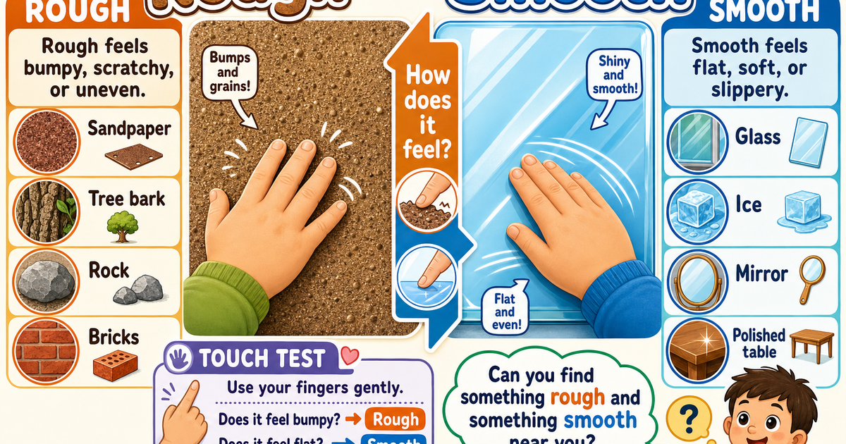 Smooth Vs Rough Early Learners: Rough and Smooth Infographic | LivePhysics™