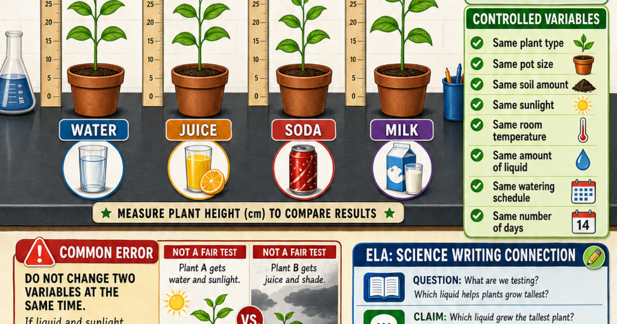 Variables Help Science How to Control Variables in Science Infographic | LivePhysics™