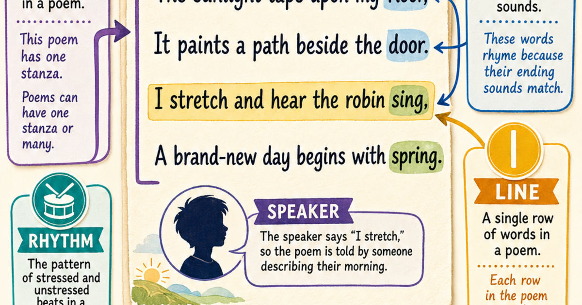 Poetry Basics Infographic | LivePhysics™