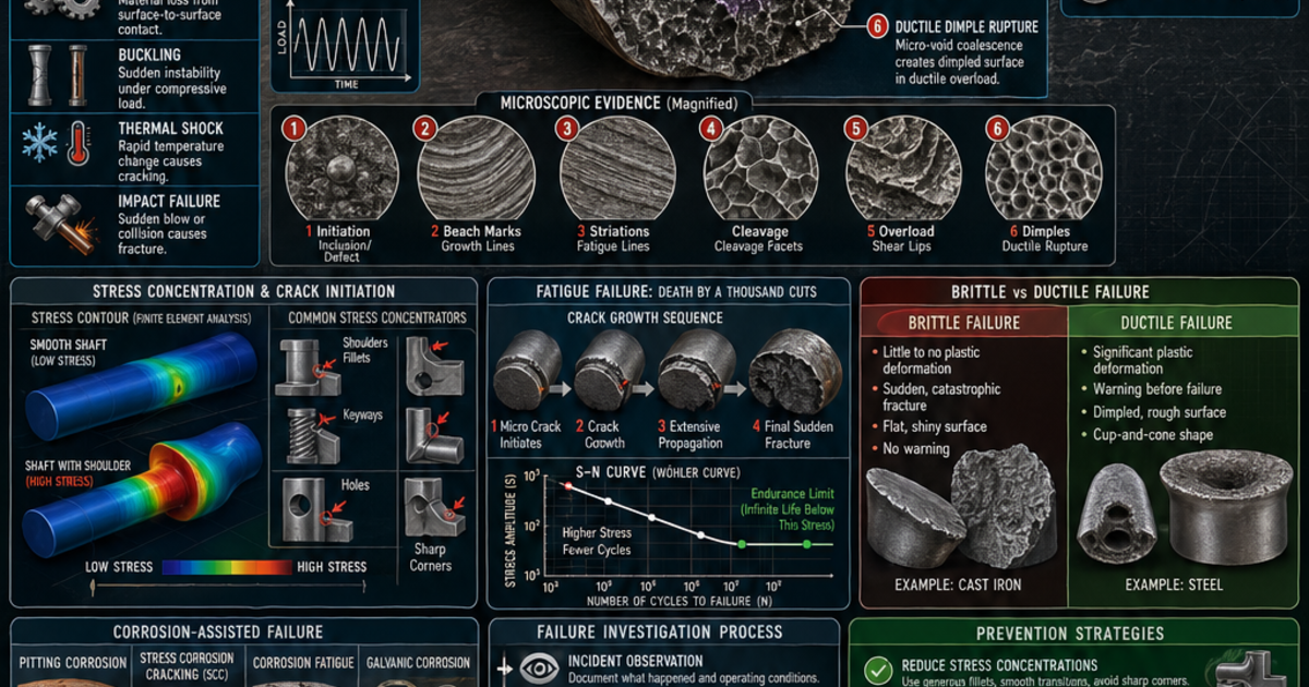 Failure Analysis Image Failure Analysis: Why Things Break Infographic | LivePhysics™