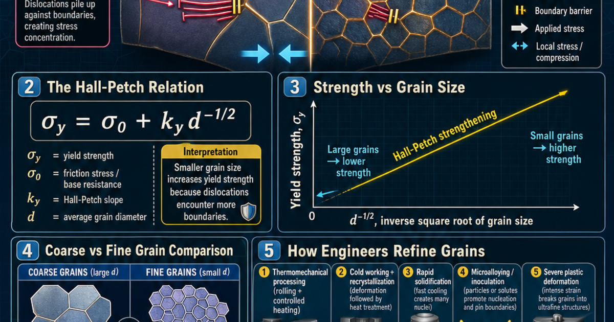Engineering: Grain Size and the Hall-Petch Relation Infographic ...