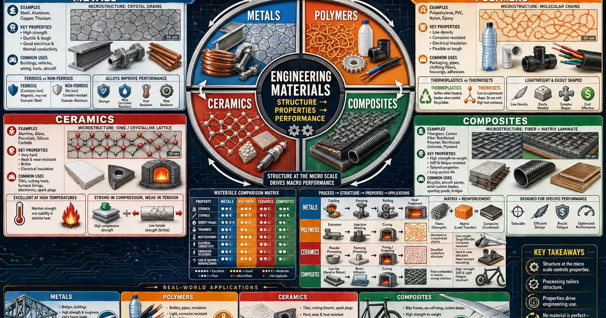 Materials Engineering: Metals, Polymers, Ceramics, and Composites ...