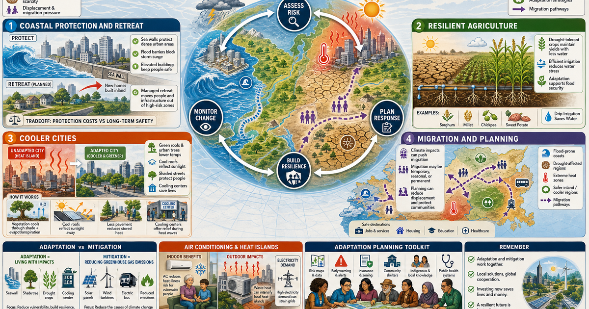 Adapting to a Changing Climate Infographic | LivePhysics™