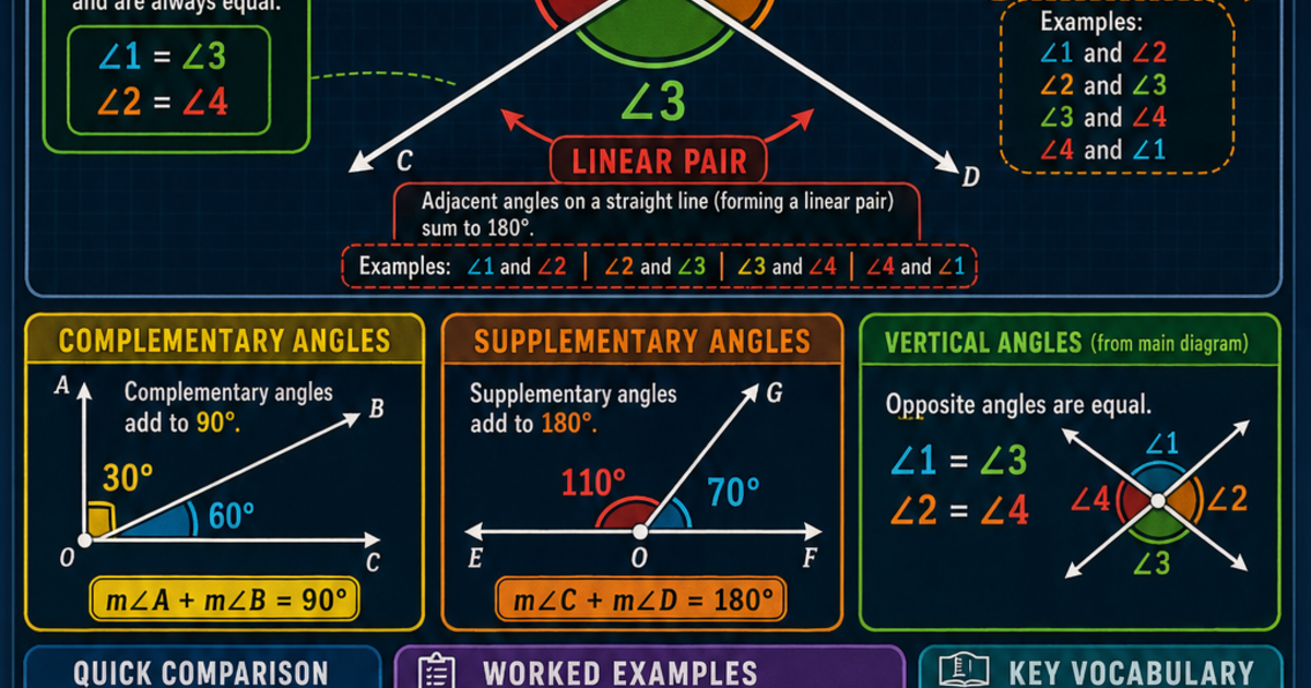 Angles Infographic | LivePhysics™