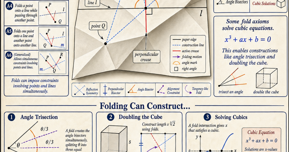 Origami Math Shape Geometry: Origami Geometry Infographic | LivePhysics™