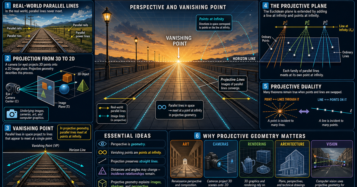 Geometry: Projective Geometry Infographic | LivePhysics™