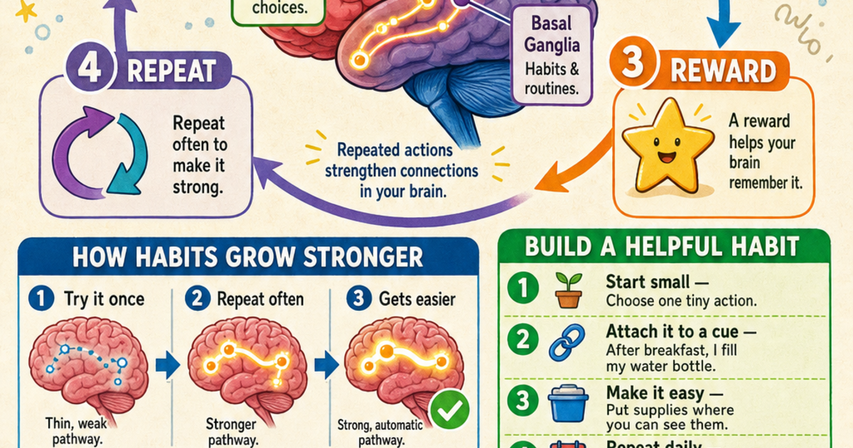 How to Build Good Habits Infographic | LivePhysics™
