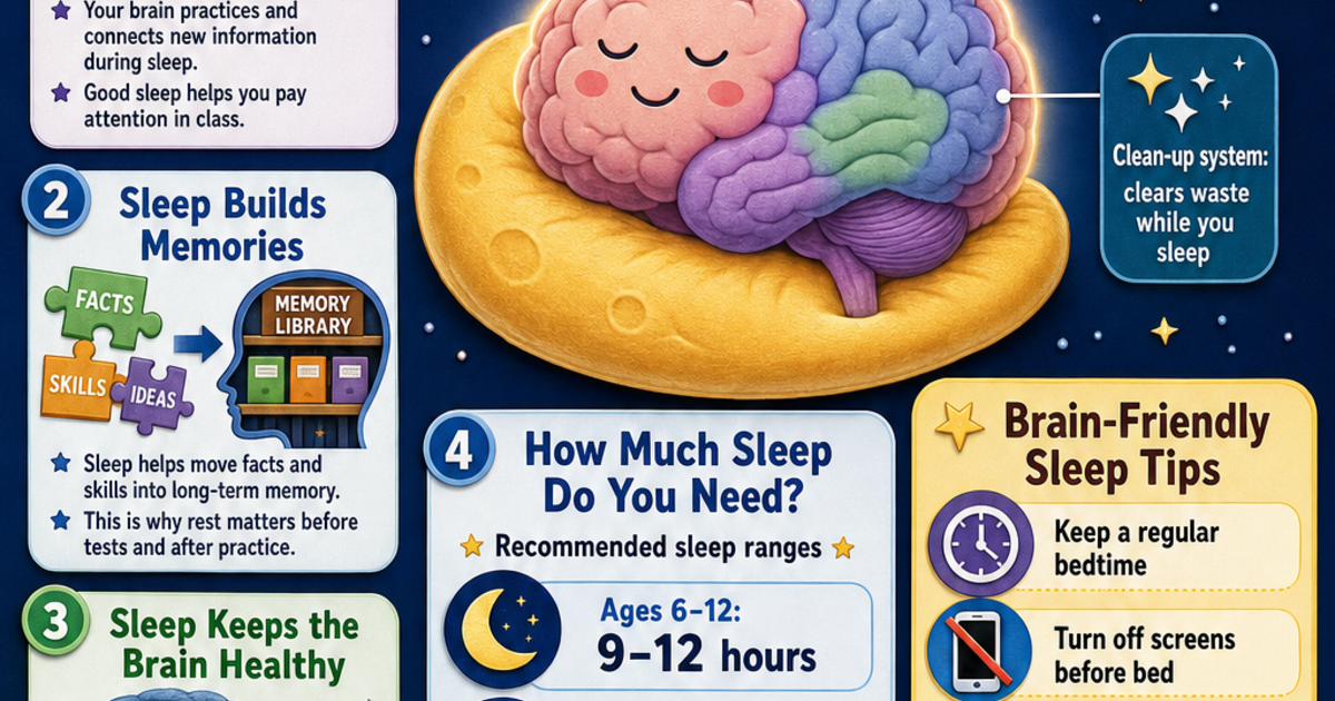 The Importance of Sleep for the Brain Infographic | LivePhysics™