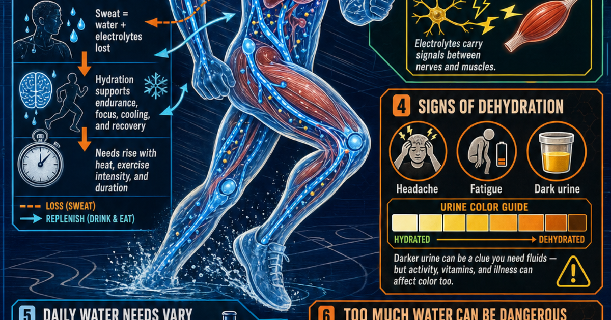 The Science of Hydration Infographic | LivePhysics™
