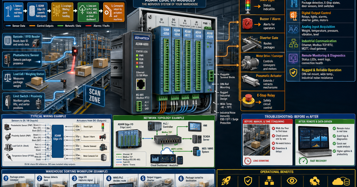 Logistics & Warehouse Systems: Advantech ADAM Edge I/O Modules ...