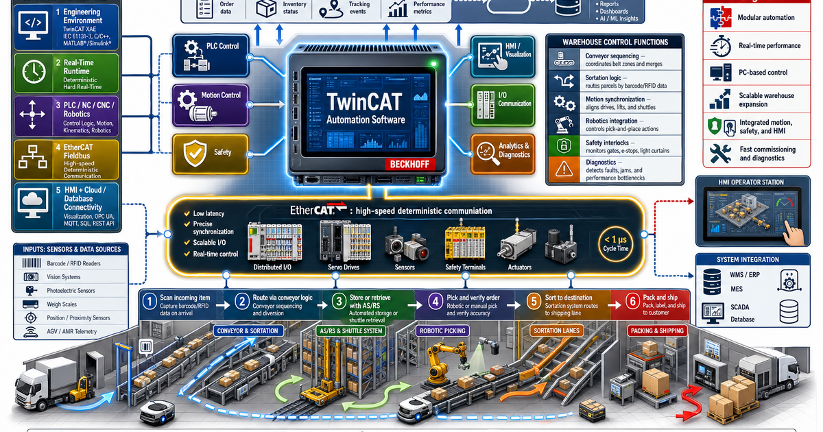 Logistics & Warehouse Systems: Beckhoff TwinCAT Automation Software ...