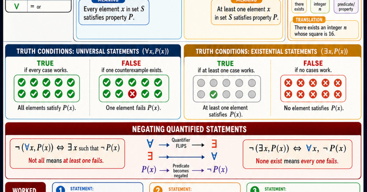 Math: Logical Quantifiers Infographic | LivePhysics™